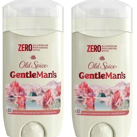 Old Spice GentleMan's Deodorant, Himalayan Sea Salt & Glacier Water 3oz (2 PACK) - Picture 1 of 2